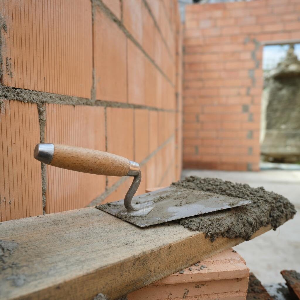 Maurer- und Abbrucharbeiten auf der Baustelle